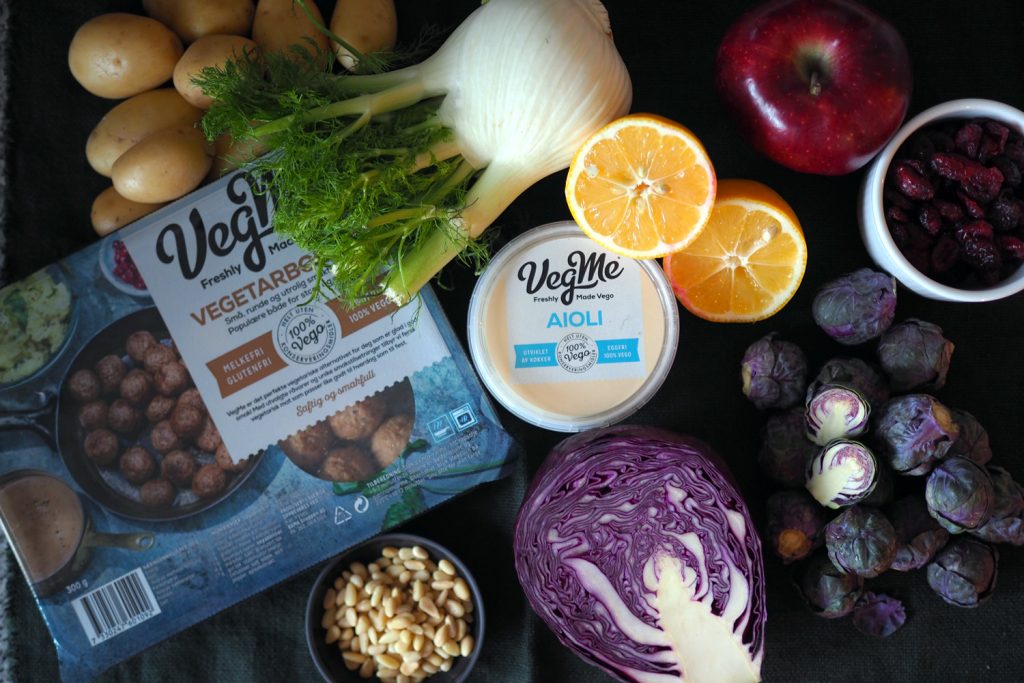 vegetarisk julesalat